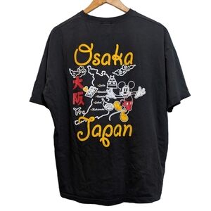 Babydoll x Disney Osaka Japan black t-shirt top shirt tee Mickey Mouse